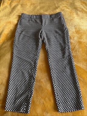 Banana Republic black and white womens slacks